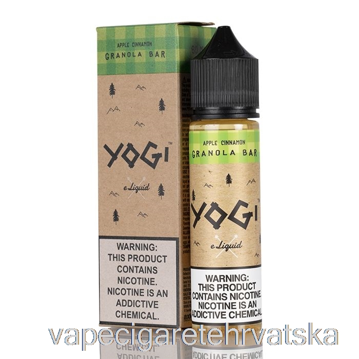 Vape Hrvatska Jabuka Cimet Granola Bar - Yogi E-tekućina - 60ml 0mg